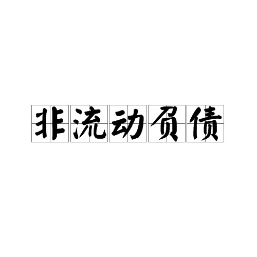 非流动负债