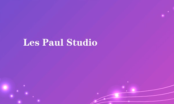 Les Paul Studio