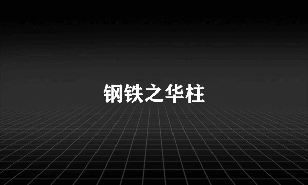 钢铁之华柱