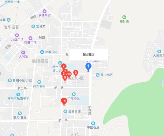 银山社区（广西壮族自治区柳州市柳南区下辖社区）