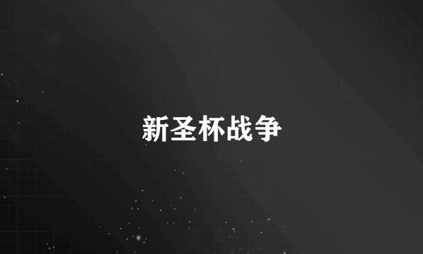 新圣杯战争