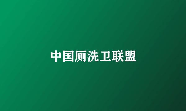 中国厕洗卫联盟