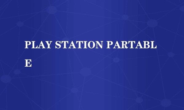 PLAY STATION PARTABLE