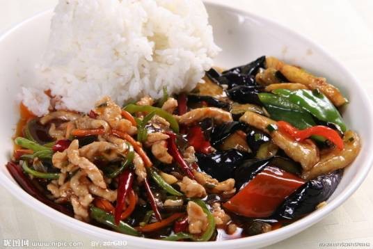 鱼香肉丝饭