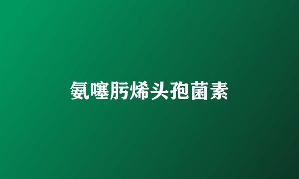 氨噻肟烯头孢菌素