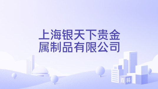 上海银天下贵金属制品有限公司