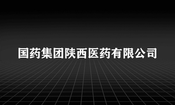 国药集团陕西医药有限公司