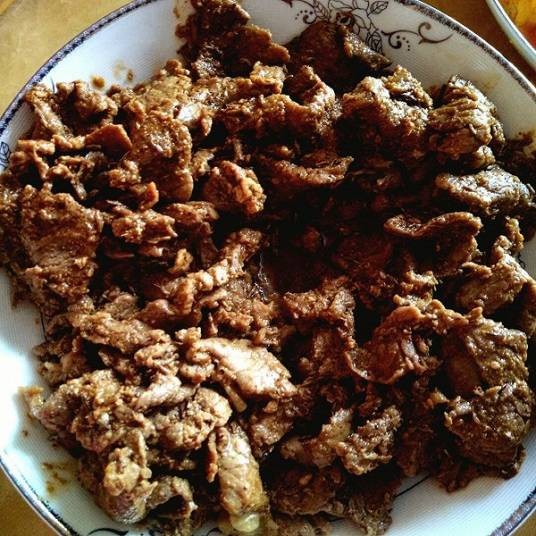 香辣孜然牛肉片