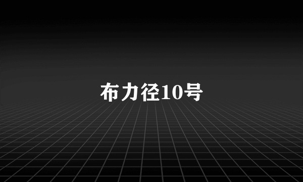 布力径10号