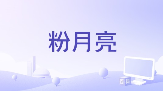 粉月亮