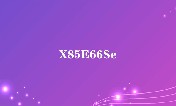X85E66Se