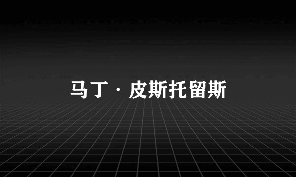 马丁·皮斯托留斯