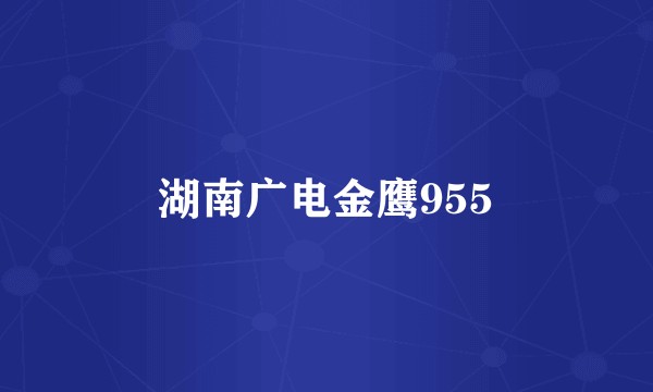 湖南广电金鹰955