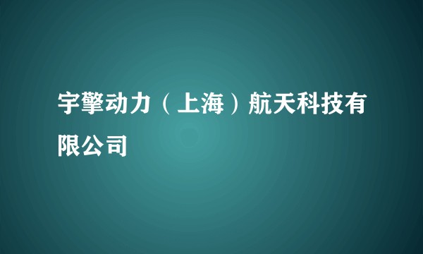 宇擎动力（上海）航天科技有限公司