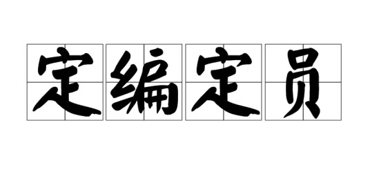 定编定员