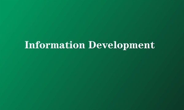 Information Development