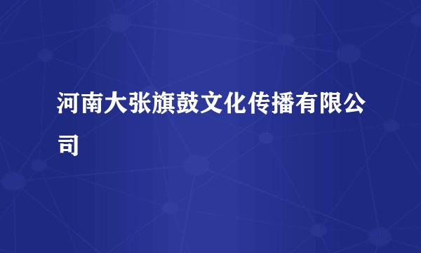 河南大张旗鼓文化传播有限公司