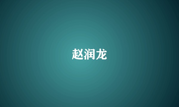 赵润龙