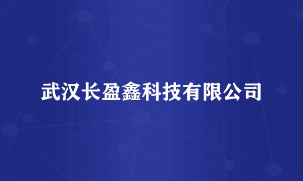 武汉长盈鑫科技有限公司