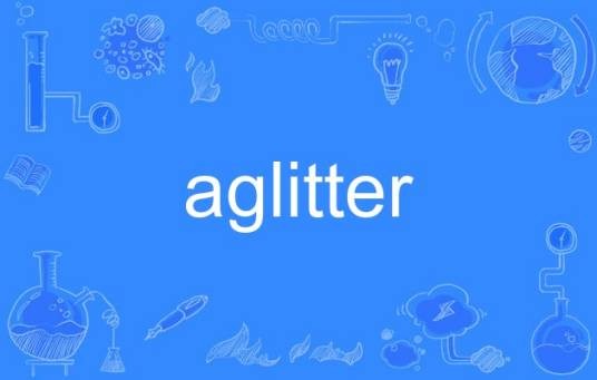 aglitter