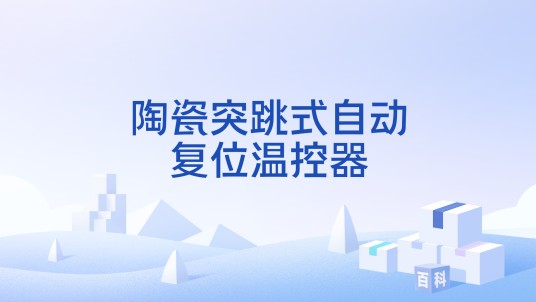 陶瓷突跳式自动复位温控器