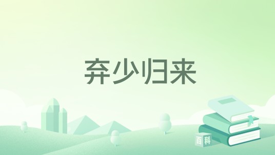 弃少归来（胡爱杨所著小说）