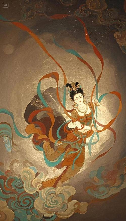 敦煌飞天（敦煌壁画中的飞天形象）
