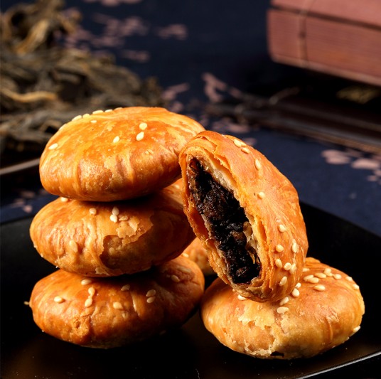 “蟹壳黄”烧饼