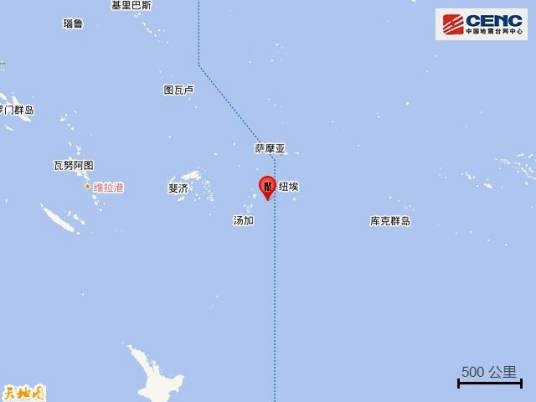 10·2汤加群岛地震