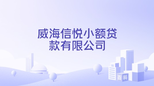 威海信悦小额贷款有限公司