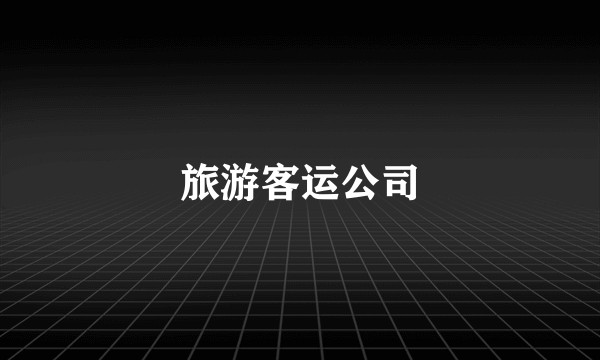 旅游客运公司