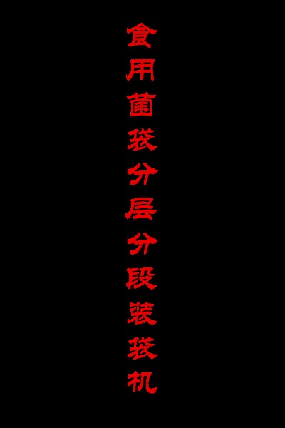 食用菌袋分层分段装袋机