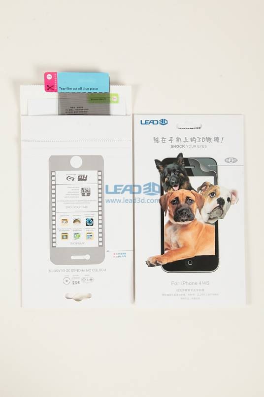 iphone4裸眼3D保护膜