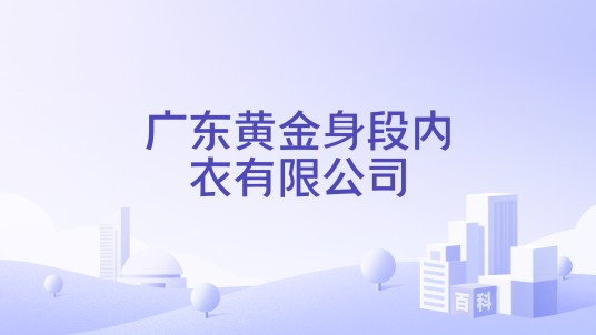 广东黄金身段内衣有限公司