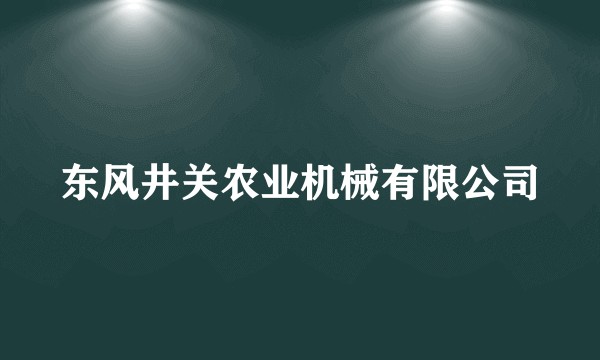 东风井关农业机械有限公司