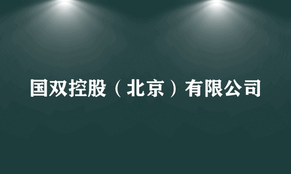 国双控股（北京）有限公司