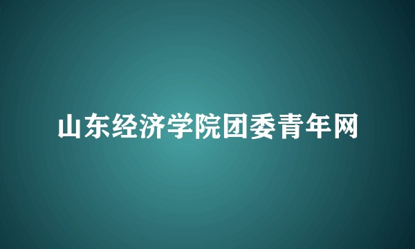 山东经济学院团委青年网