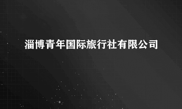 淄博青年国际旅行社有限公司