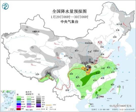 1·29中国寒潮