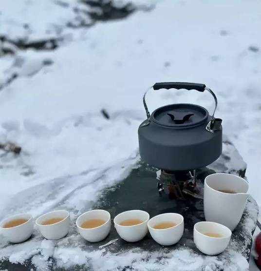 雪中煮茶