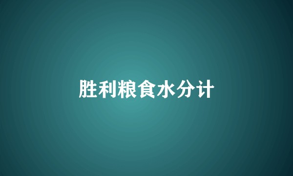 胜利粮食水分计