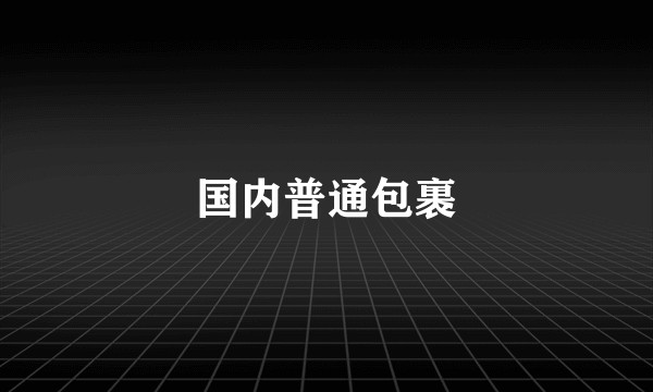 国内普通包裹