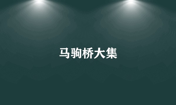 马驹桥大集