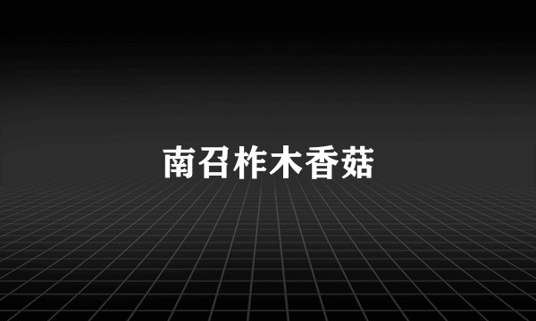 南召柞木香菇