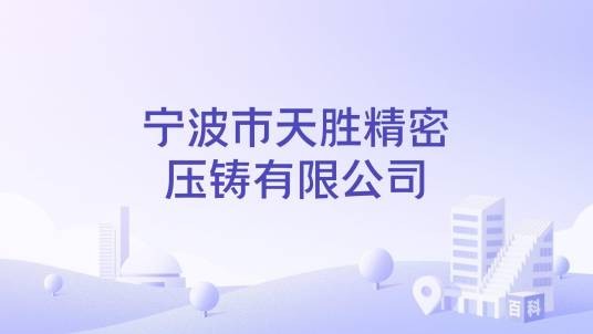 宁波市天胜精密压铸有限公司