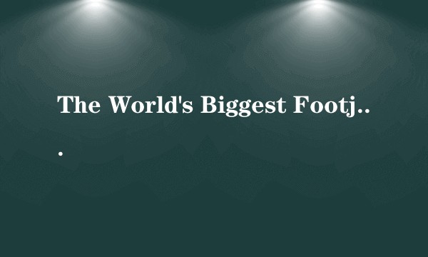 The World's Biggest Footjob Gangbang