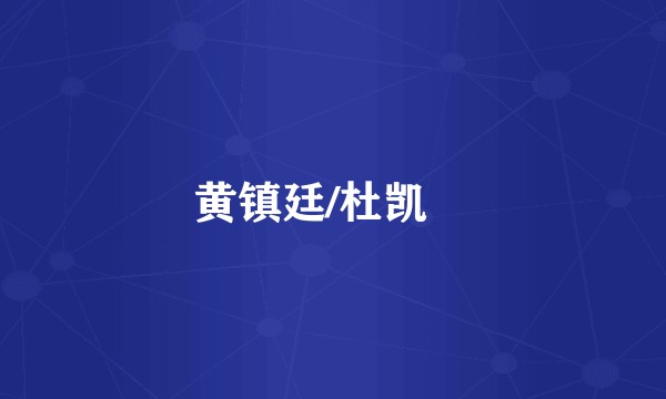 黄镇廷/杜凯琹
