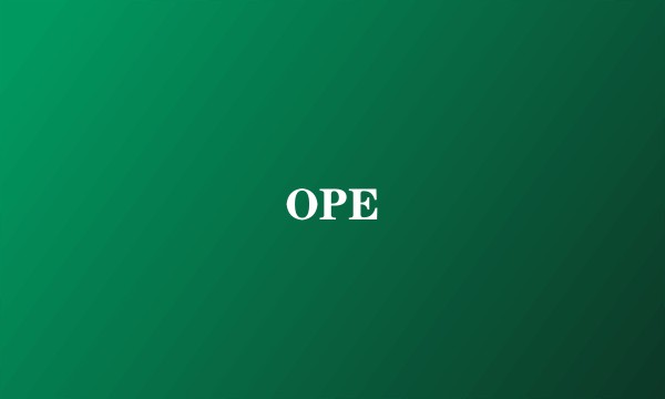 OPE