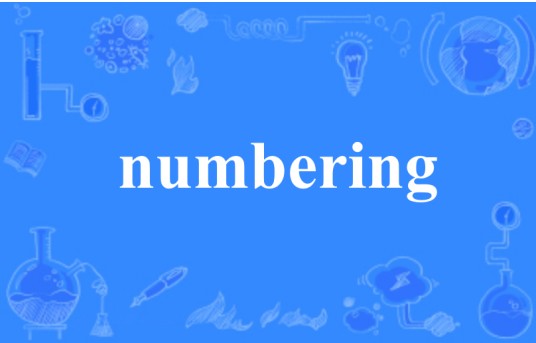 numbering