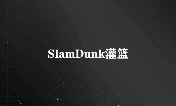 SlamDunk灌篮